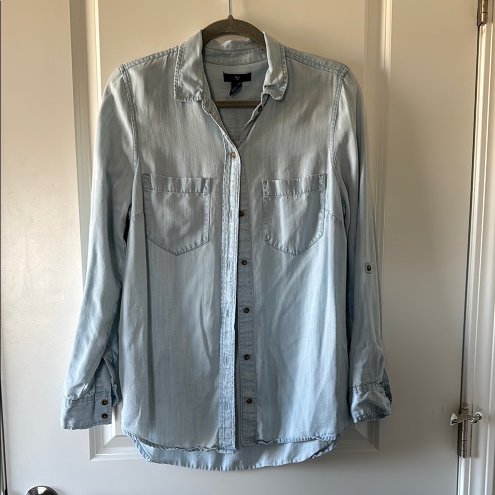 Women’s Light Blue Denim Shirt